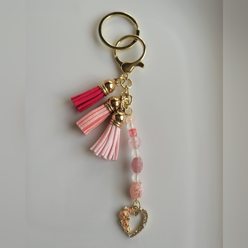 New Elegant Pink Keychain